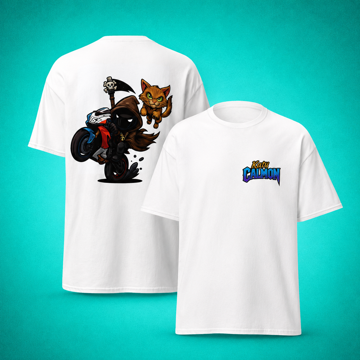 T-shirt classique unisexe - Cartoon - Blanc