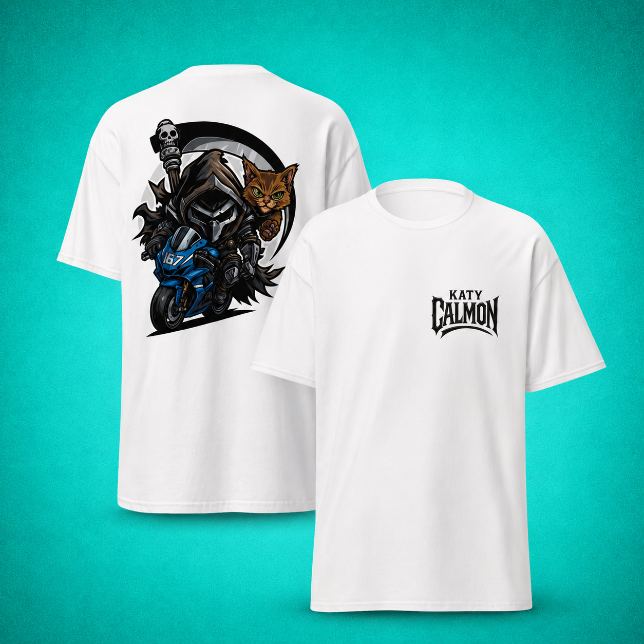 T-shirt classique unisexe - Guerrière - Blanc