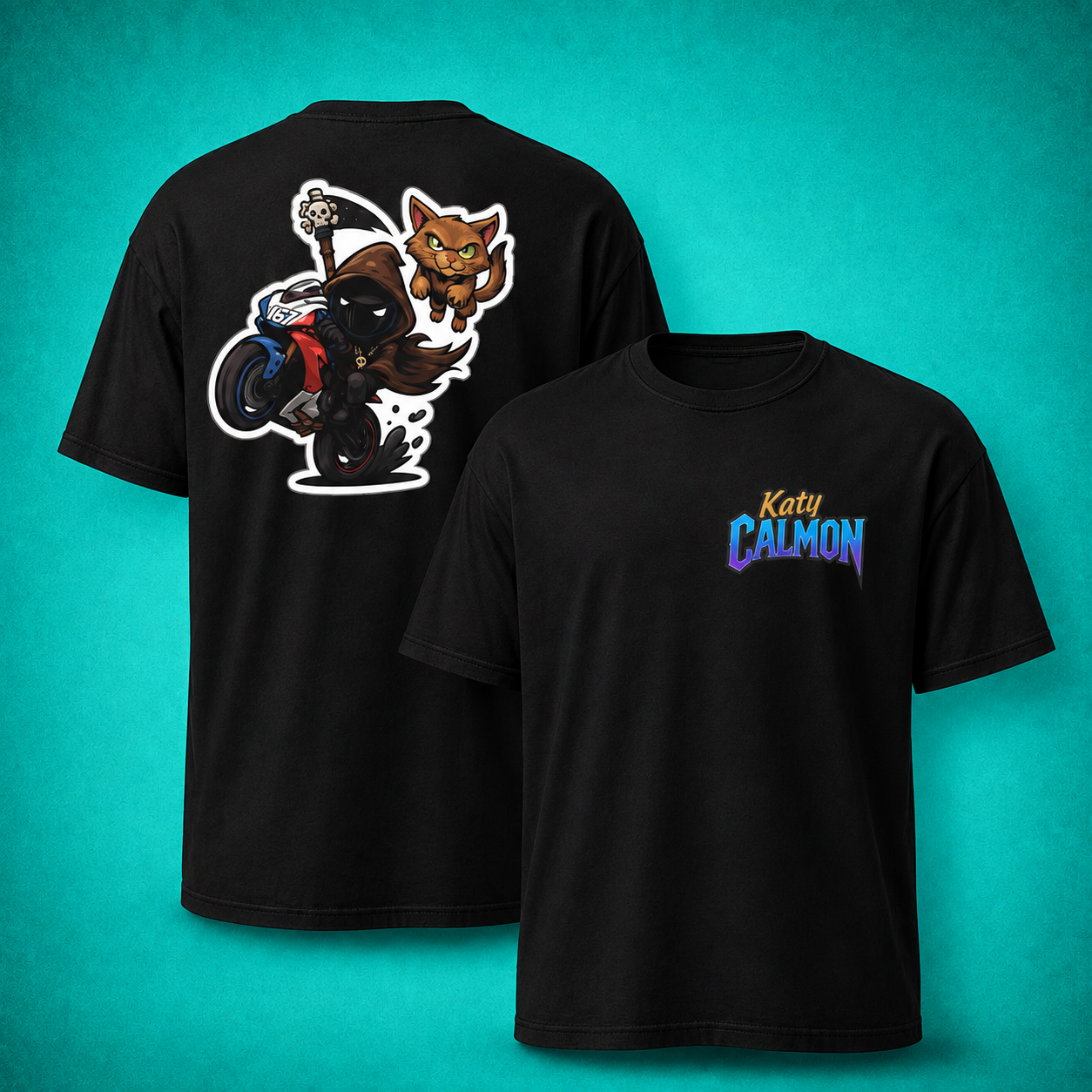 T-shirt classique unisexe - Cartoon - Noir