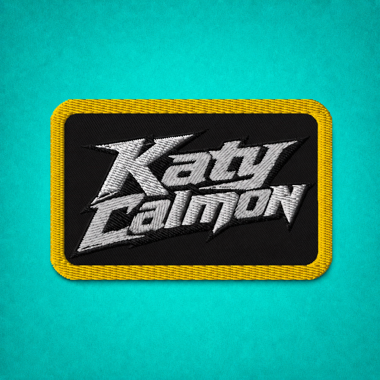 Patch - Katy Calmon - Jaune - Brodé