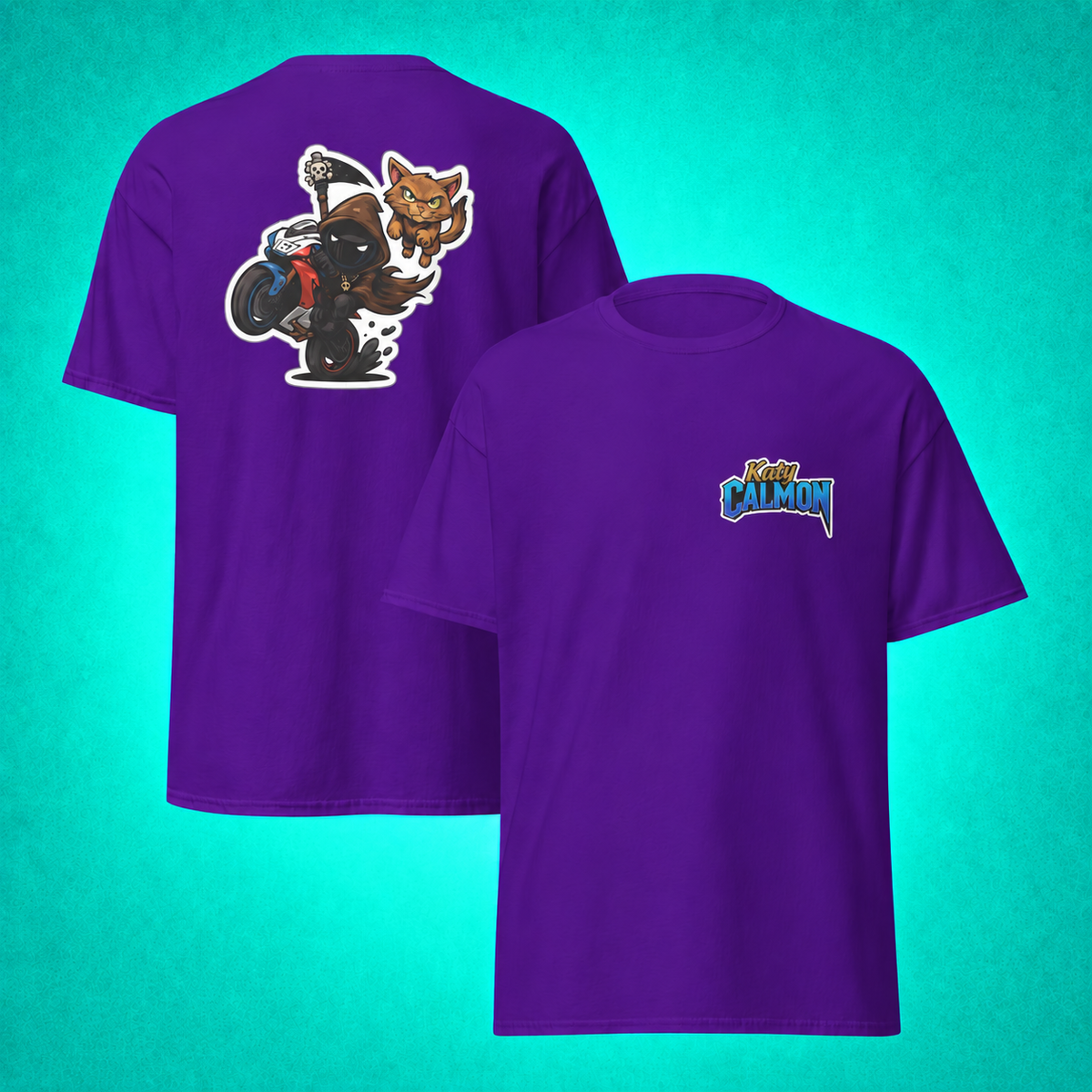 T-shirt classique unisexe - Cartoon - Purple