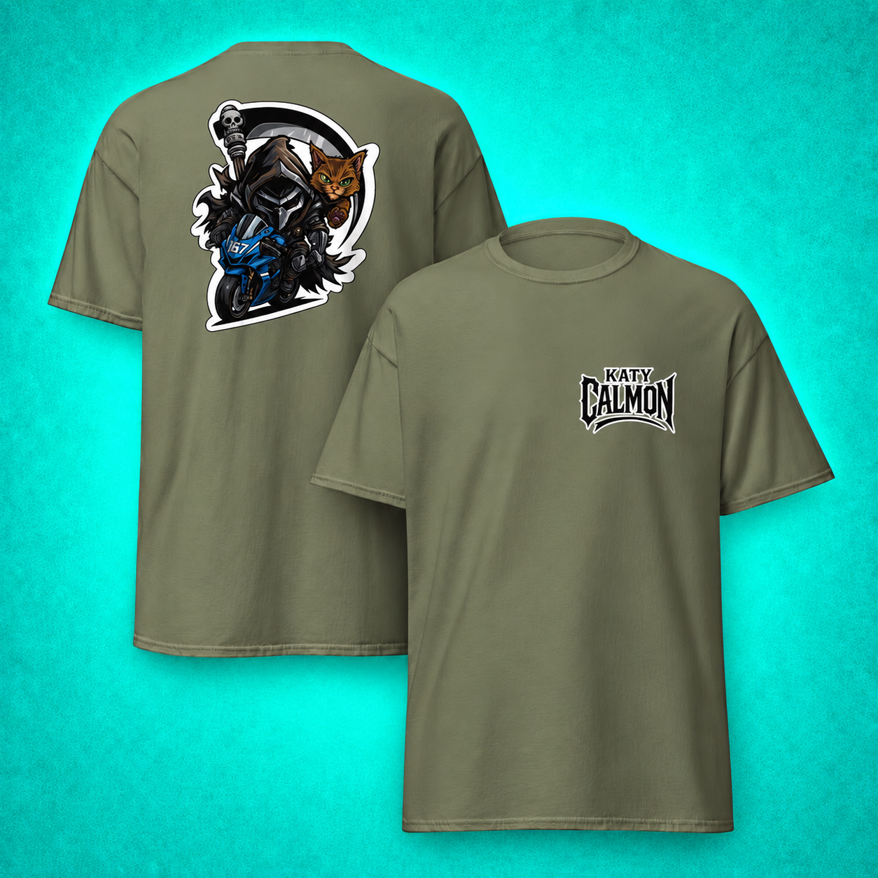 T-shirt classique unisexe - Guerrière - Military Green