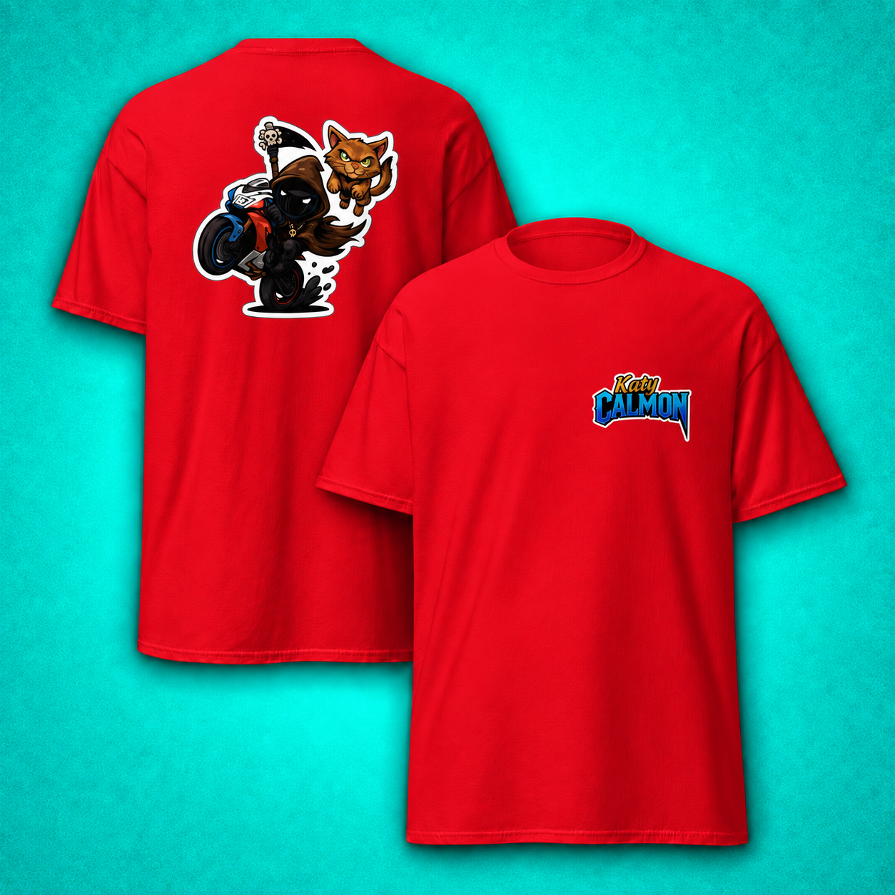 T-shirt classique unisexe - Cartoon - Rouge