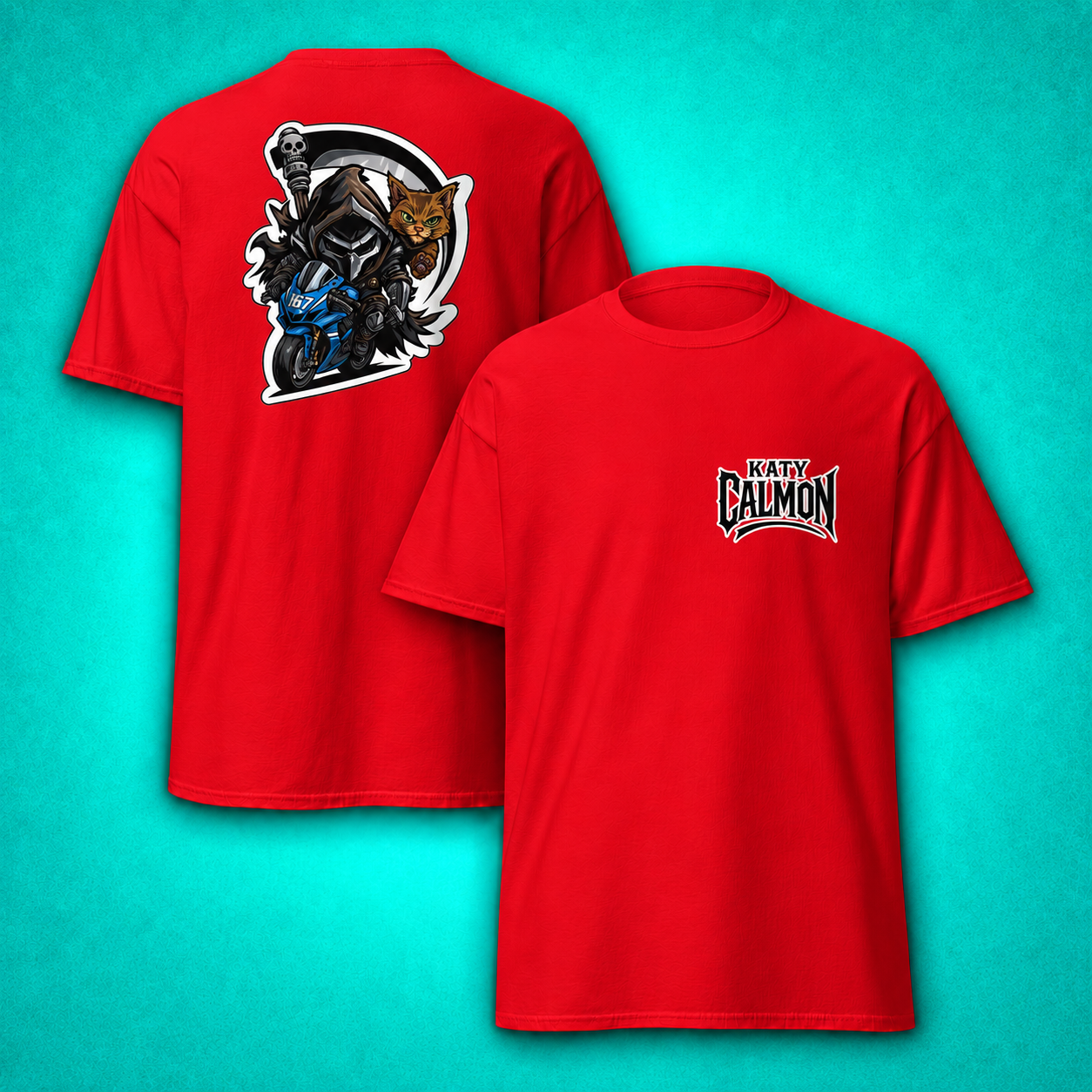T-shirt classique unisexe - Guerrière - Rouge