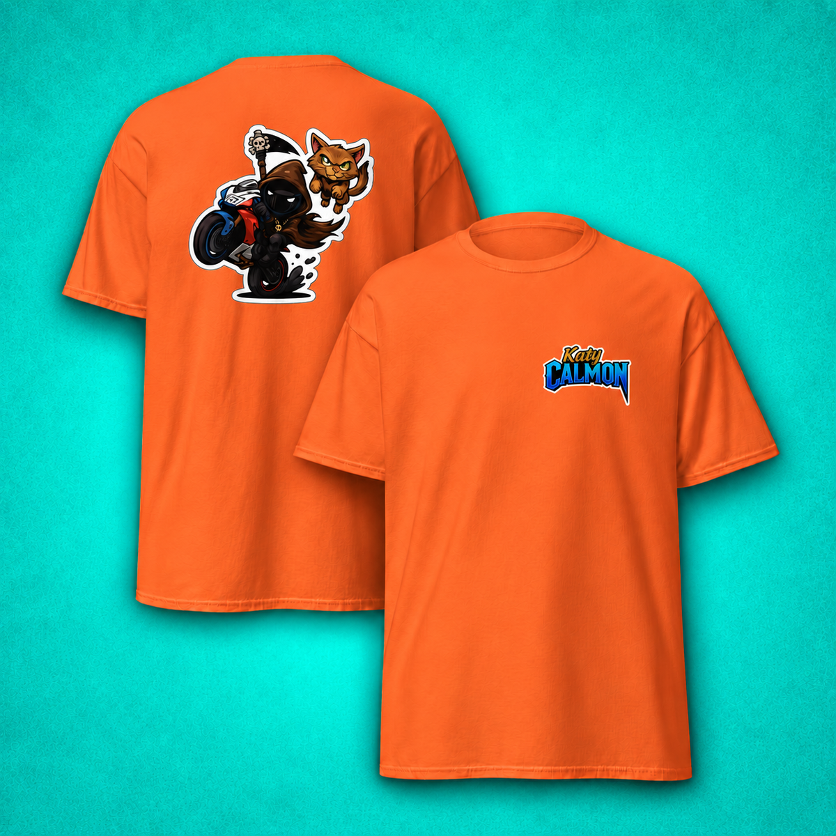 T-shirt classique unisexe - Cartoon - Orange