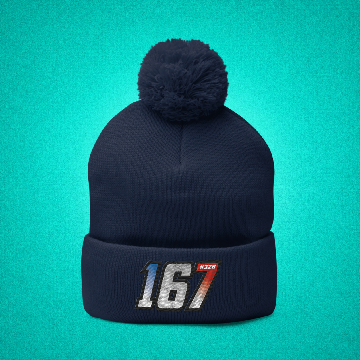 Bonnet à Pompon Navy - 167