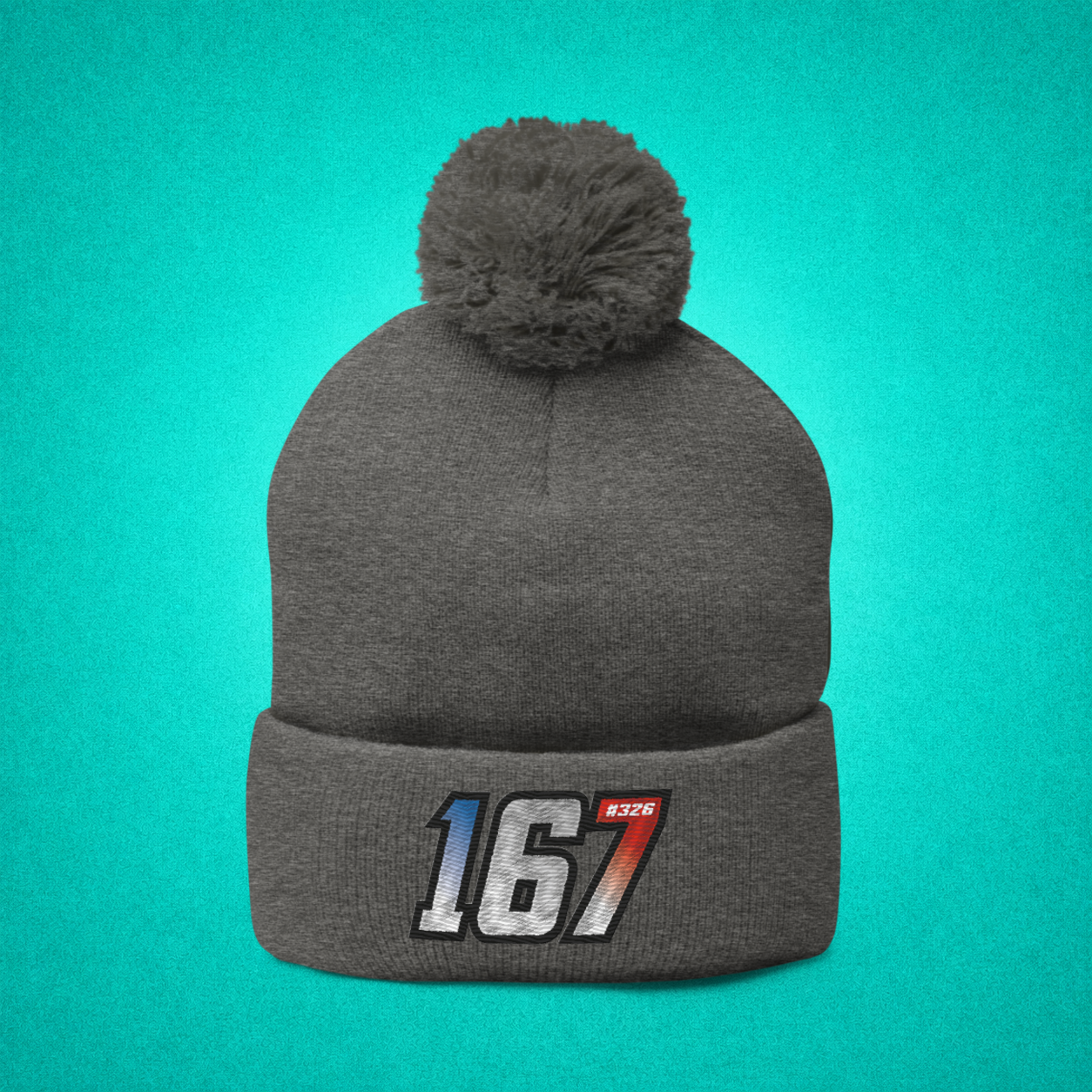 Bonnet à Pompon Dark Heather - 167