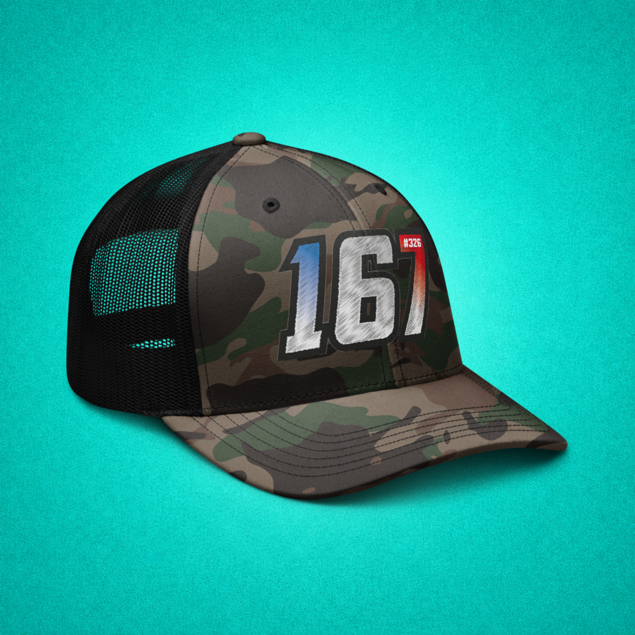 Casquette Trucker camouflage - 167