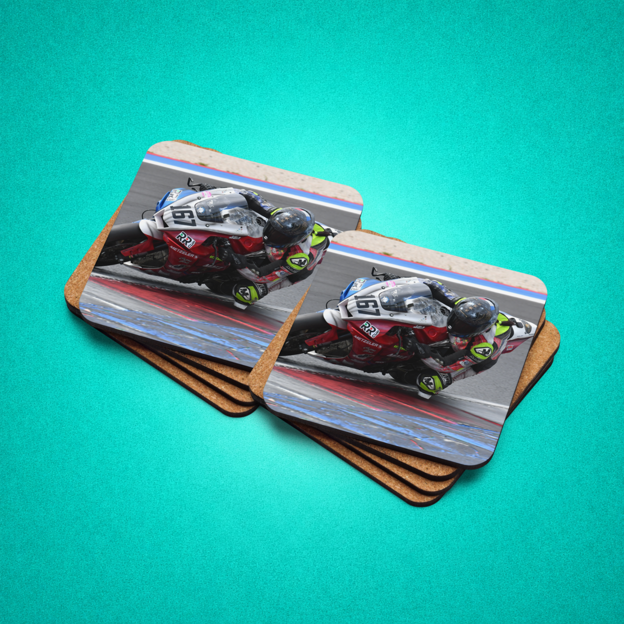 Dessous de verres en liège - R1 - Lot de 2