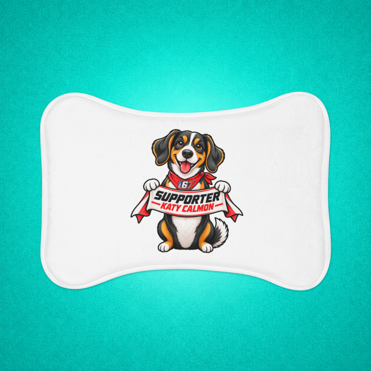 Tapis de gamelle os pour chien