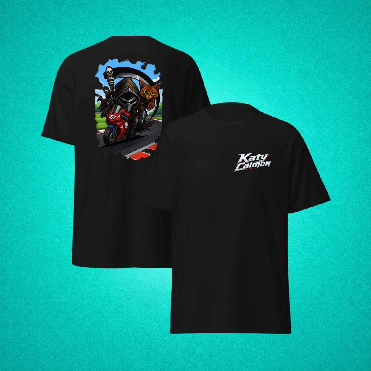 T-shirt classique unisexe - Guerrière sur piste
