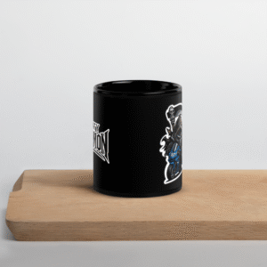 Mug Céramique Noir - Mascotte Guerrière – Image 5