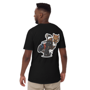 Tee Shirt Mascotte Cartoon – Couleur Noir – Unisex – Image 8