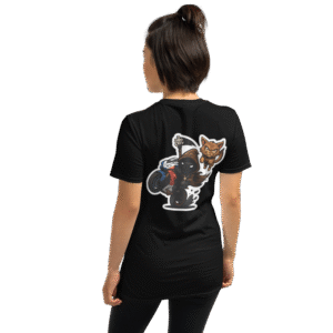 Tee Shirt Mascotte Cartoon – Couleur Noir – Unisex – Image 10