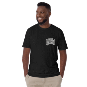 Tee Shirt Mascotte Guerrière – Couleur Noir – Unisex – Image 7