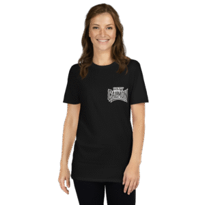 Tee Shirt Mascotte Guerrière – Couleur Noir – Unisex – Image 5