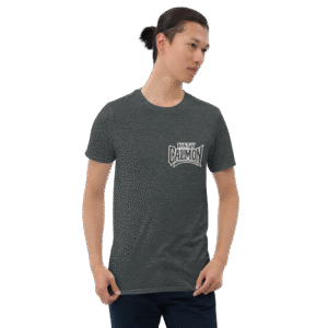 Tee Shirt Mascotte Guerrière – Couleur Dark Heather – Unisex – Image 9