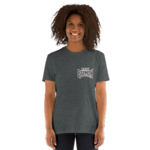 Tee Shirt Mascotte Guerrière – Couleur Dark Heather – Unisex – Image 11