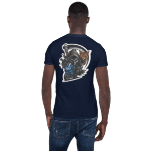 Tee Shirt Mascotte Guerrière – Couleur Navy – Unisex – Image 11