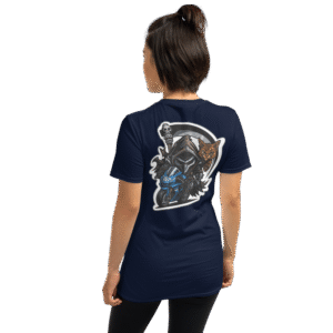 Tee Shirt Mascotte Guerrière – Couleur Navy – Unisex – Image 9