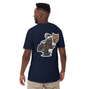 Tee Shirt Mascotte Cartoon – Couleur Navy – Unisex – Image 8