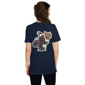 Tee Shirt Mascotte Cartoon – Couleur Navy – Unisex – Image 11