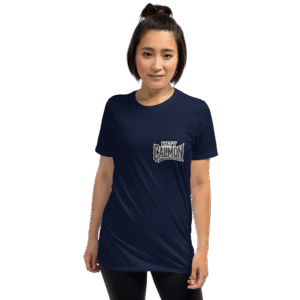 Tee Shirt Mascotte Guerrière – Couleur Navy – Unisex – Image 7