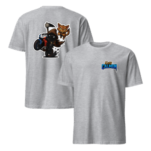 Tee Shirt Mascotte Cartoon – Couleur Sport Gray – Unisex