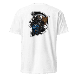 Tee Shirt Mascotte Guerrière – Couleur Blanc – Unisex – Image 2