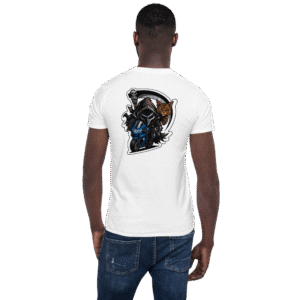 Tee Shirt Mascotte Guerrière – Couleur Blanc – Unisex – Image 7