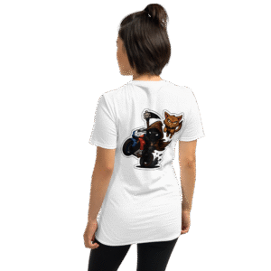 Tee Shirt Mascotte Cartoon – Couleur Blanc – Unisex – Image 11