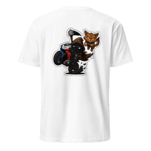 Tee Shirt Mascotte Cartoon – Couleur Blanc – Unisex – Image 3