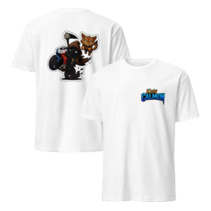 Tee Shirt Mascotte Cartoon – Couleur Blanc – Unisex