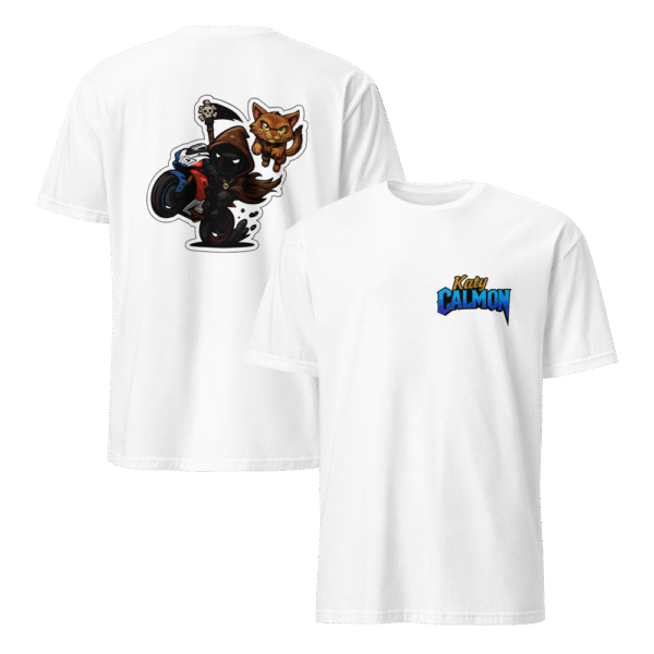 Tee Shirt Mascotte Cartoon – Couleur Blanc – Unisex