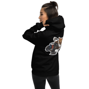 Sweat à capuche Mascotte Cartoon – Couleur Noir – Unisex – Image 7