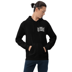 Sweat à capuche Mascotte Guerrière – Couleur Noir – Unisex – Image 10