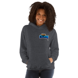 Sweat à capuche Mascotte Cartoon – Couleur Dark Heather – Unisex – Image 9