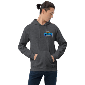 Sweat à capuche Mascotte Cartoon – Couleur Dark Heather – Unisex – Image 11