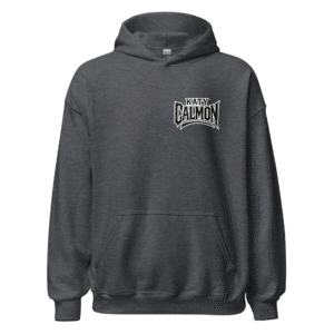 Sweat à capuche Mascotte Guerrière – Couleur Dark Heather – Unisex