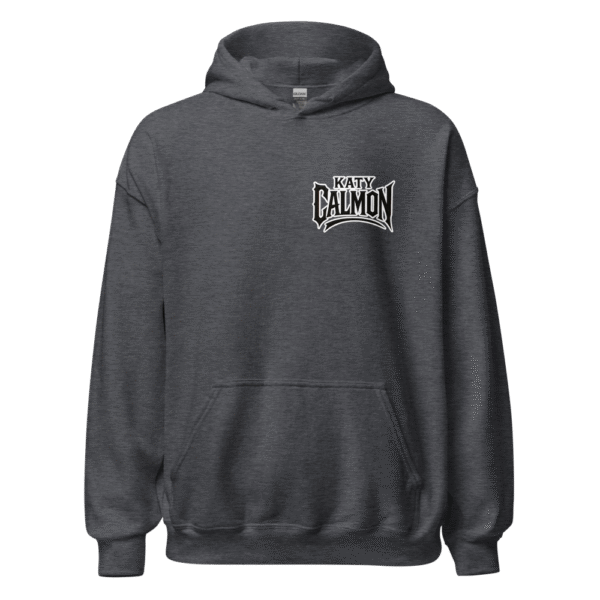 Sweat à capuche Mascotte Guerrière – Couleur Dark Heather – Unisex