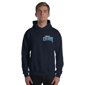 Sweat à capuche Mascotte Cartoon – Couleur Navy – Unisex – Image 8
