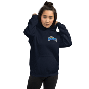 Sweat à capuche Mascotte Cartoon – Couleur Navy – Unisex – Image 9