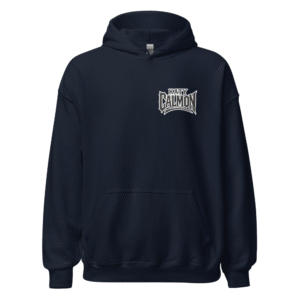 Sweat à capuche Mascotte Guerrière – Couleur Navy – Unisex