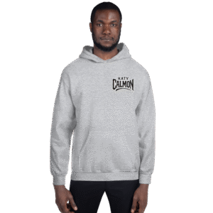 Sweat à capuche Mascotte Guerrière – Couleur Sport Gray – Unisex – Image 9