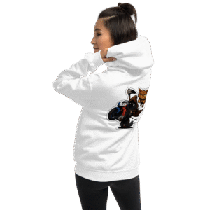 Sweat à capuche Mascotte Cartoon – Couleur Blanc – Unisex – Image 7