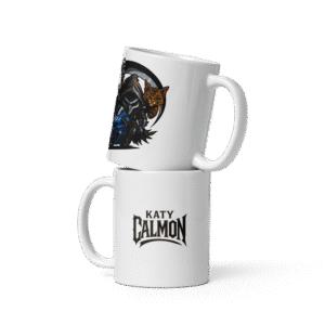 Mug Céramique Blanc - Mascotte Guerrière – Image 4
