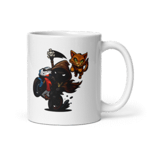 Mug Céramique Blanc - Mascotte Cartoon – Image 2