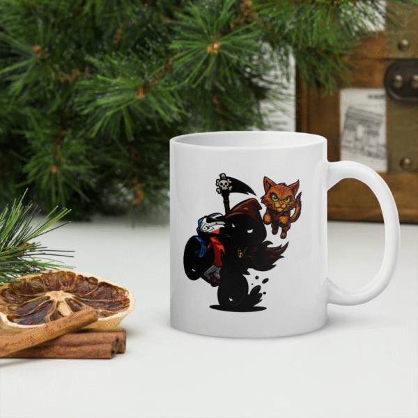 Mug Céramique Blanc - Mascotte Cartoon
