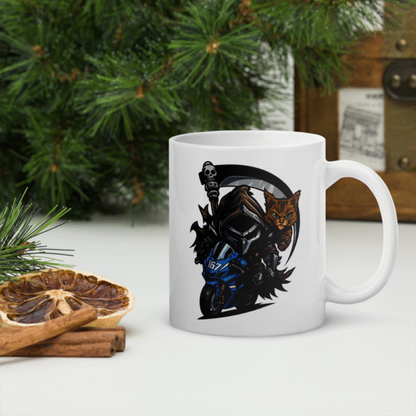 Mug Céramique Blanc - Mascotte Guerrière
