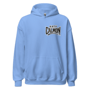 Sweat à capuche Mascotte Guerrière – Couleur Carolina Blue – Unisex